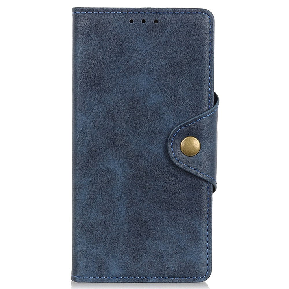 iPhone 14 Leather Flip Case with Wallet - Blue