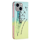 iPhone 14 Plus Leather Wallet Case & Print - Feather