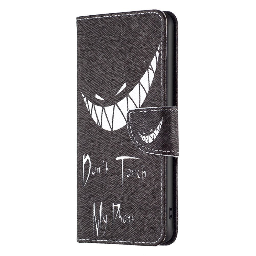 iPhone 14 Pro Leather Wallet Case & Print - "Don't Touch My Phone"