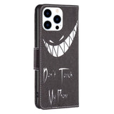 iPhone 14 Pro Leather Wallet Case & Print - "Don't Touch My Phone"