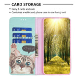 iPhone 14 Pro Leather Wallet Case & Stand Mode - Cat