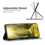 iPhone 14 Pro Max Leather Wallet Case & Stand Mode - Golden Butterflies