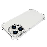 iPhone 14 Pro Shockproof Flexible Plastic Case - Transparent