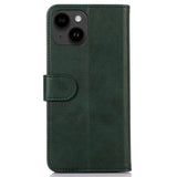 iPhone 14 Plus Leather Wallet Case - Green