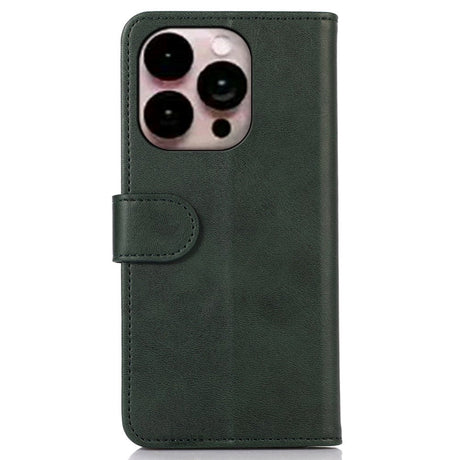 iPhone 14 Pro Max Leather Wallet Case - Green