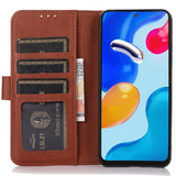 iPhone 14 Pro Max Leather Wallet Case - Brown