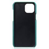 iPhone 14 Plus Leather Coated Plastic Case - Green