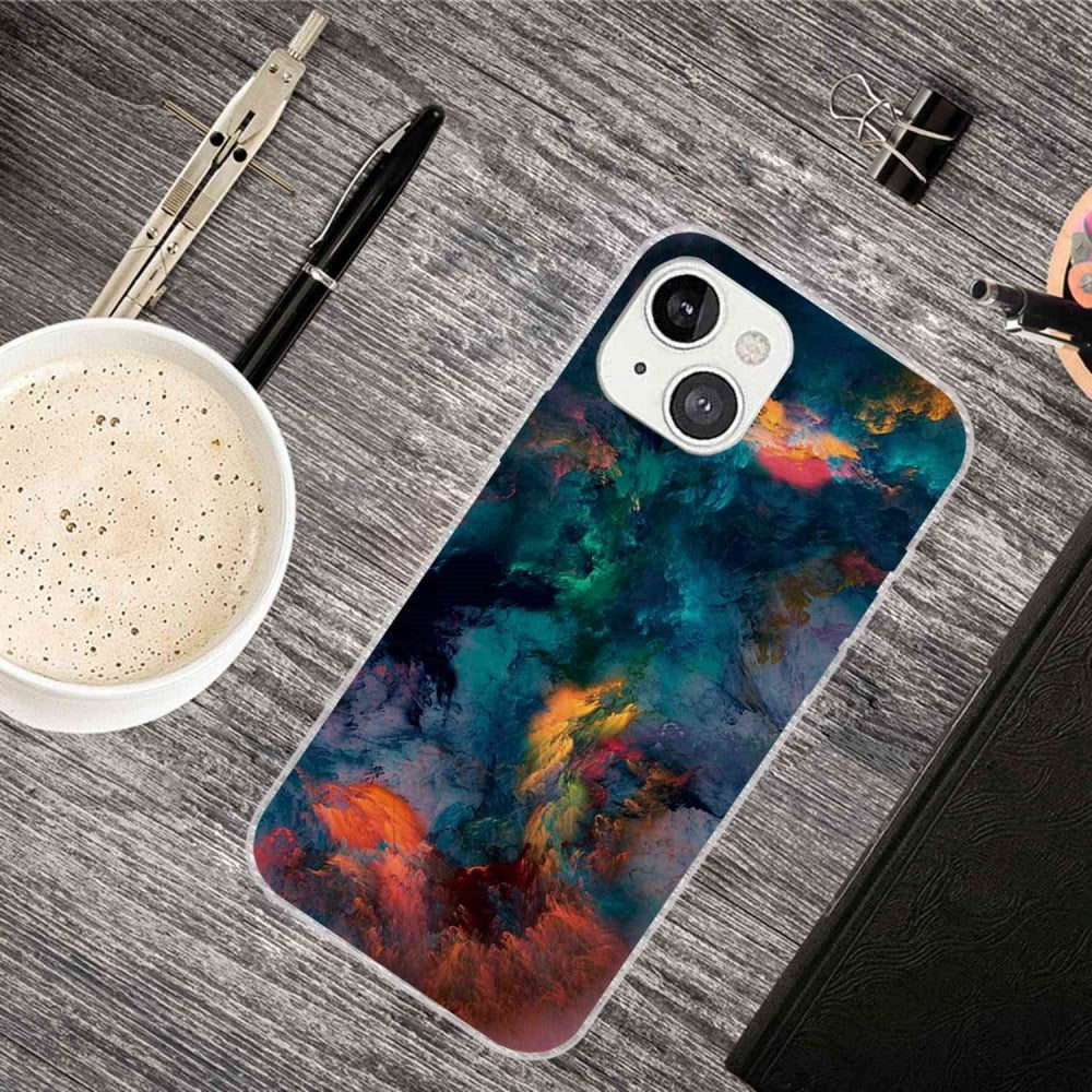 iPhone 14 Flexible Plastic Case - Nebula