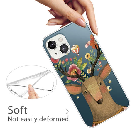 iPhone 14 Flexible Plastic Case - Deer