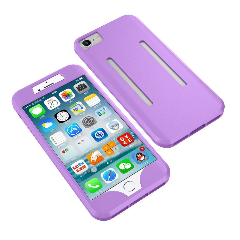 iPhone SE (2022 / 2020) / 8 / 7 Silicone Case / Sports Armband Purple