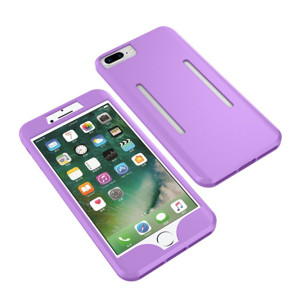 iPhone 8 Plus / 7 Plus Silicone Case / Sports Armband Purple