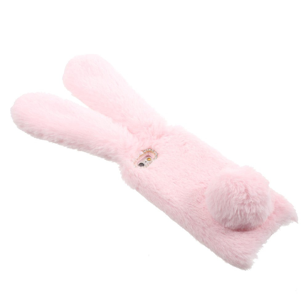 iPhone 6 / 6s Soft Fur Case - Pink Rabbit