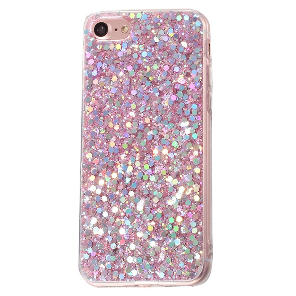 iPhone SE (2022 / 2020) / 8 / 7 Glitter Case - Pink