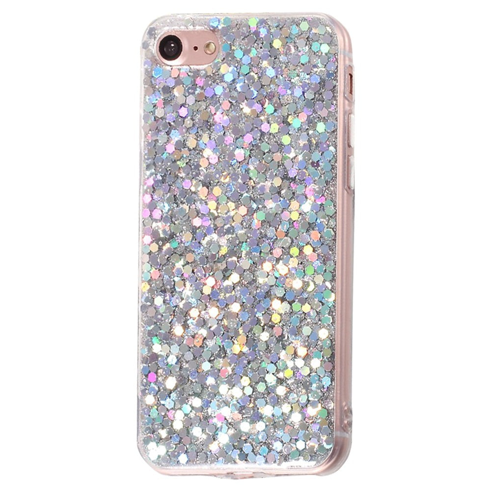 iPhone SE (2022 / 2020) / 8 / 7 Glitter Case - Silver