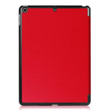 iPad (2018) / iPad (2017) Tri-Fold Leather Case Red