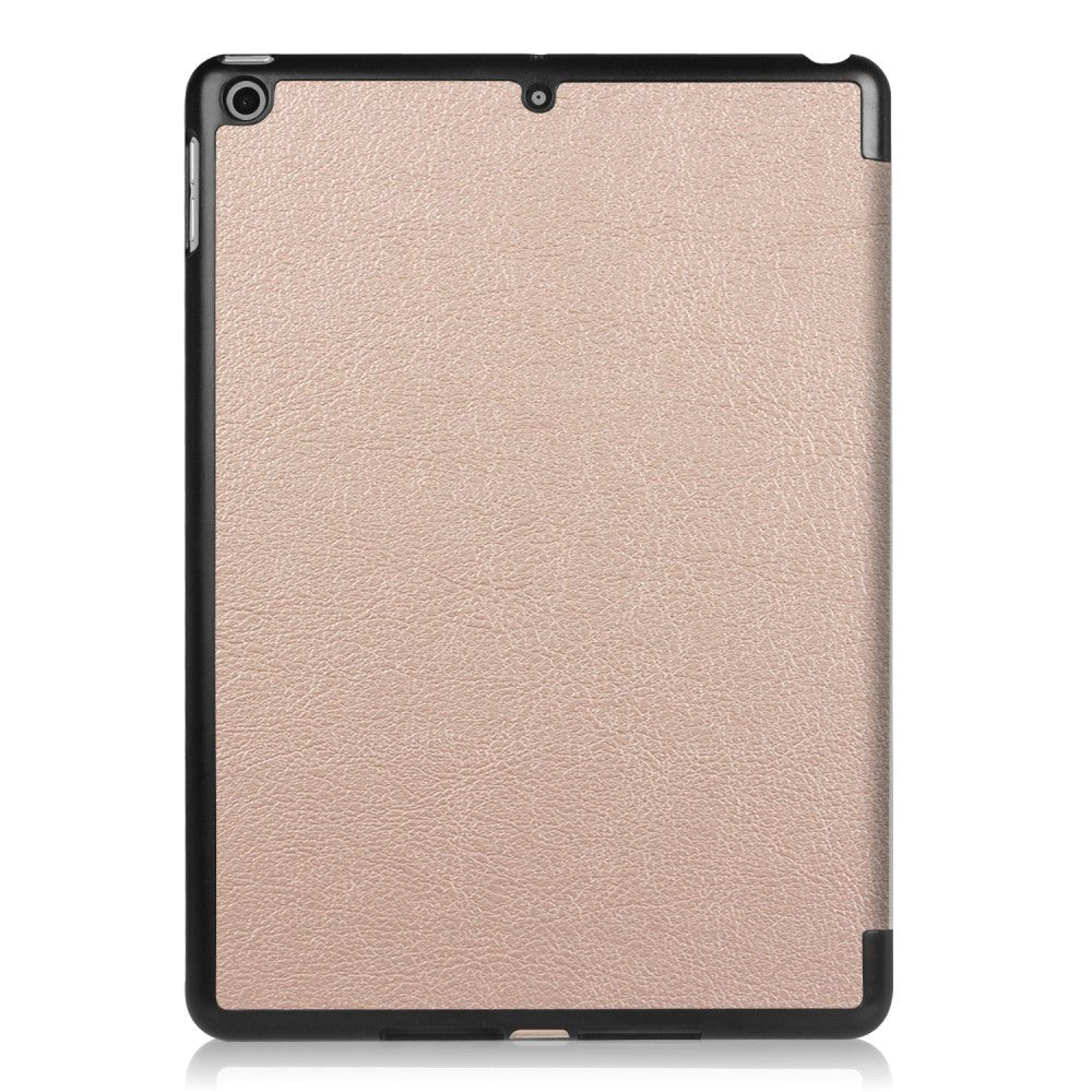 iPad (2018) / iPad (2017) Tri-Fold Leather Case Rose Gold