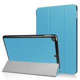 iPad (2018) / iPad (2017) Tri-Fold Leather Case Light Blue