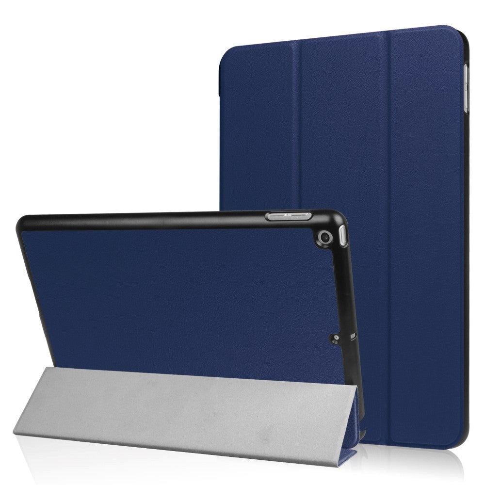 iPad (2018) / iPad (2017) Tri-Fold Leather Case Dark Blue