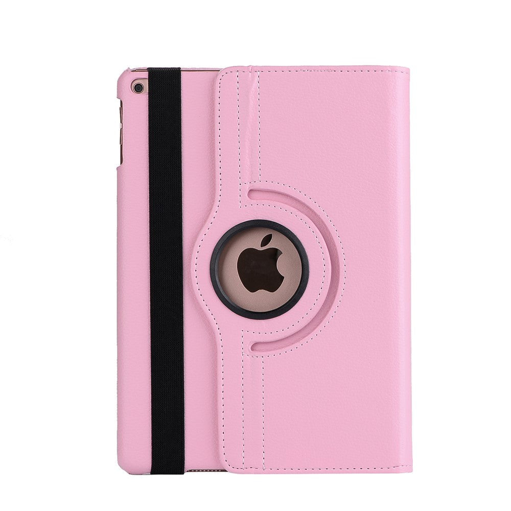 iPad (2018) / iPad (2017) Leather Case w. 360 Degree Stand Pink