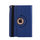 iPad (2018) / iPad (2017) Leather Case w. 360 Degree Stand Dark Blue