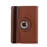 iPad (2018) / iPad (2017) Leather Case w. 360 Degree Stand Brown