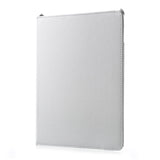 iPad 9.7 (2018-2017) / iPad Air / iPad Air 2 Litchi Leather Case w. 360 Degree Stand - White