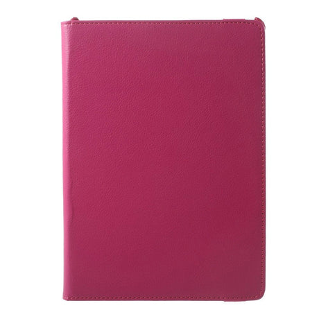 iPad 9.7 (2018-2017) / iPad Air / iPad Air 2 Litchi Leather Case w. 360 Degree Stand - Pink