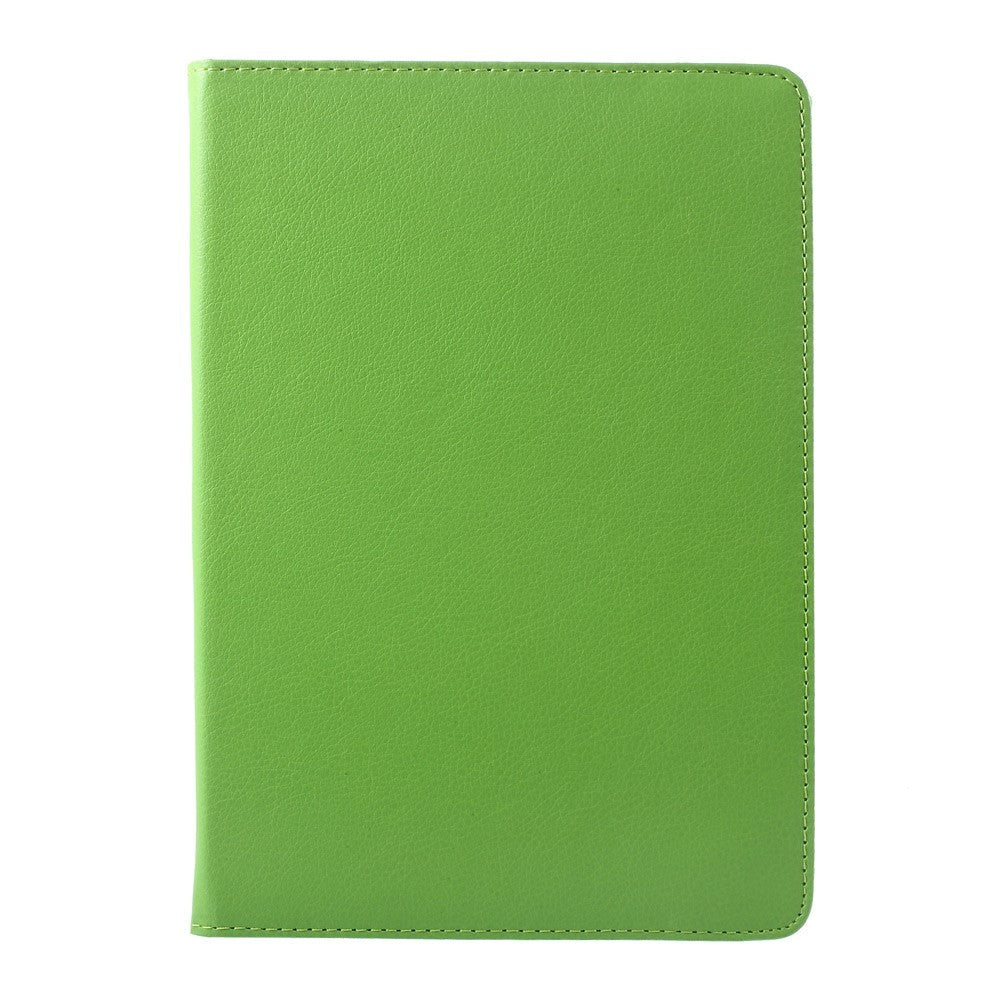 iPad 9.7 (2018-2017) / iPad Air / iPad Air 2 Litchi Leather Case w. 360 Degree Stand - Green