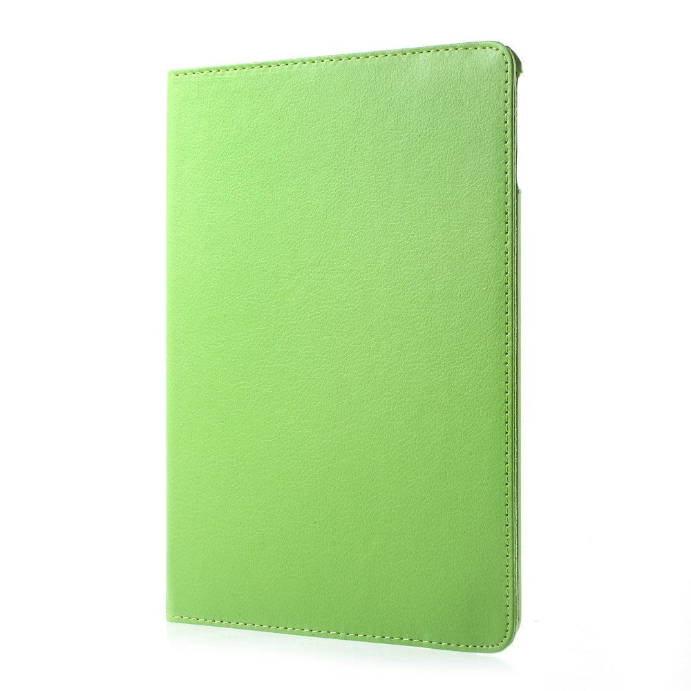 iPad 9.7 (2018-2017) / iPad Air / iPad Air 2 Litchi Leather Case w. 360 Degree Stand - Green