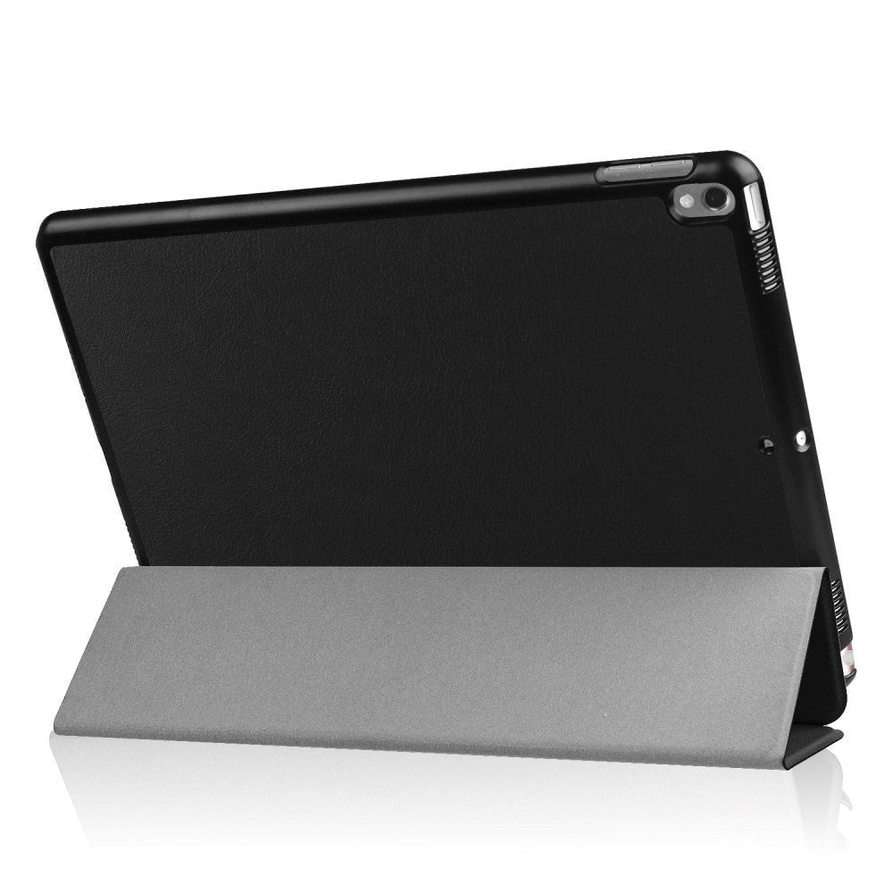 iPad Pro 10.5 / iPad Air (2019) Tri-Fold Leather Case - Black