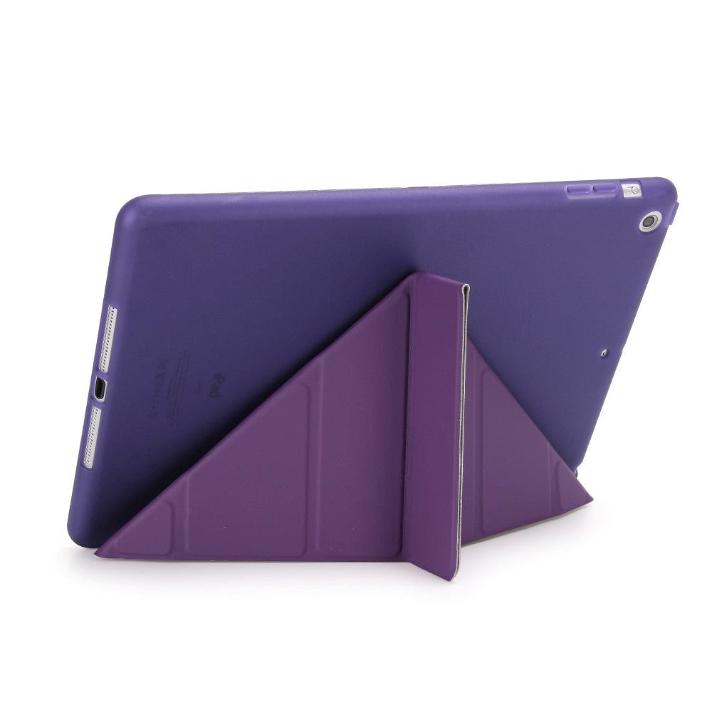 iPad (2018) / iPad (2017) Case - Flexible Origami Case - Purple