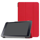 Samsung Galaxy Tab A 8.0 (2017) - Foldable Case with Stand Function - Red