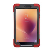 Samsung Galaxy Tab A 8.0 (2017) Durable Tough Case w. Flip Stand - Red