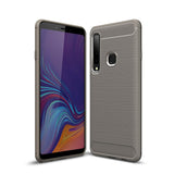 Samsung Galaxy A9 (2018) Brushed Carbon Fiber Texture Case Grey