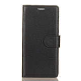 Samsung Galaxy S10e PU Leather Flip Case with Card Holder - Black