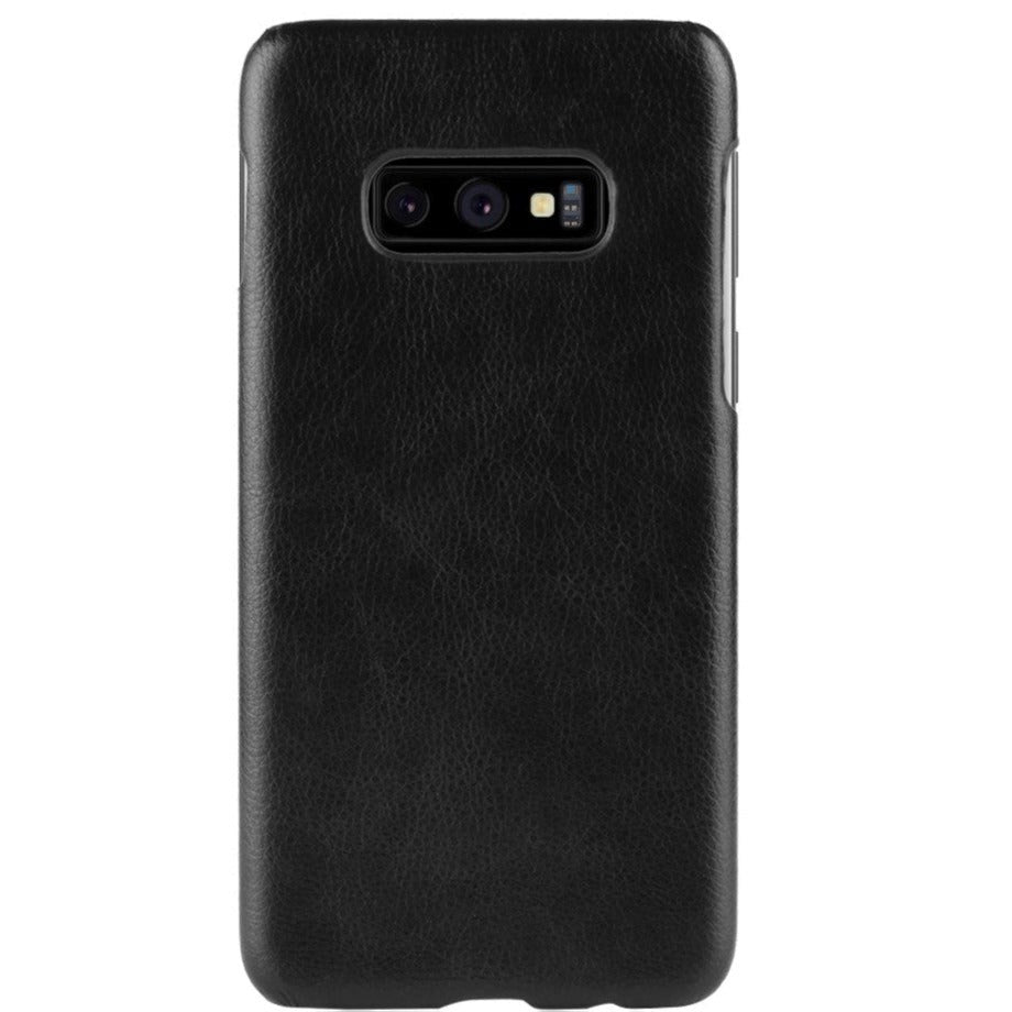 Samsung Galaxy S10e Flexible Plastic Case Litchi Texture - Black