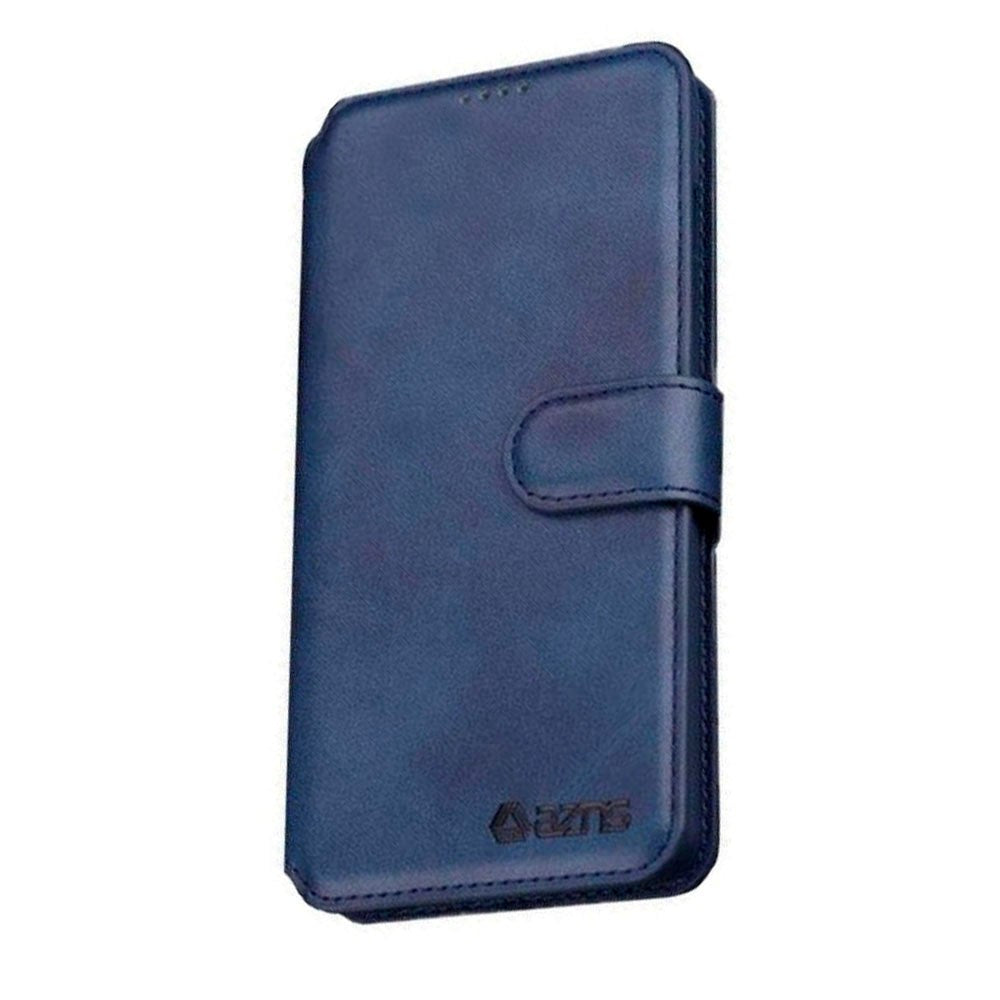 Samsung Galaxy S10 Leather Wallet Case Blue