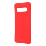 Samsung Galaxy S10 Matte Silicone Case - Red