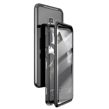 Samsung Galaxy S9 360° Magnetic Case w. Glass Back & Front - Black