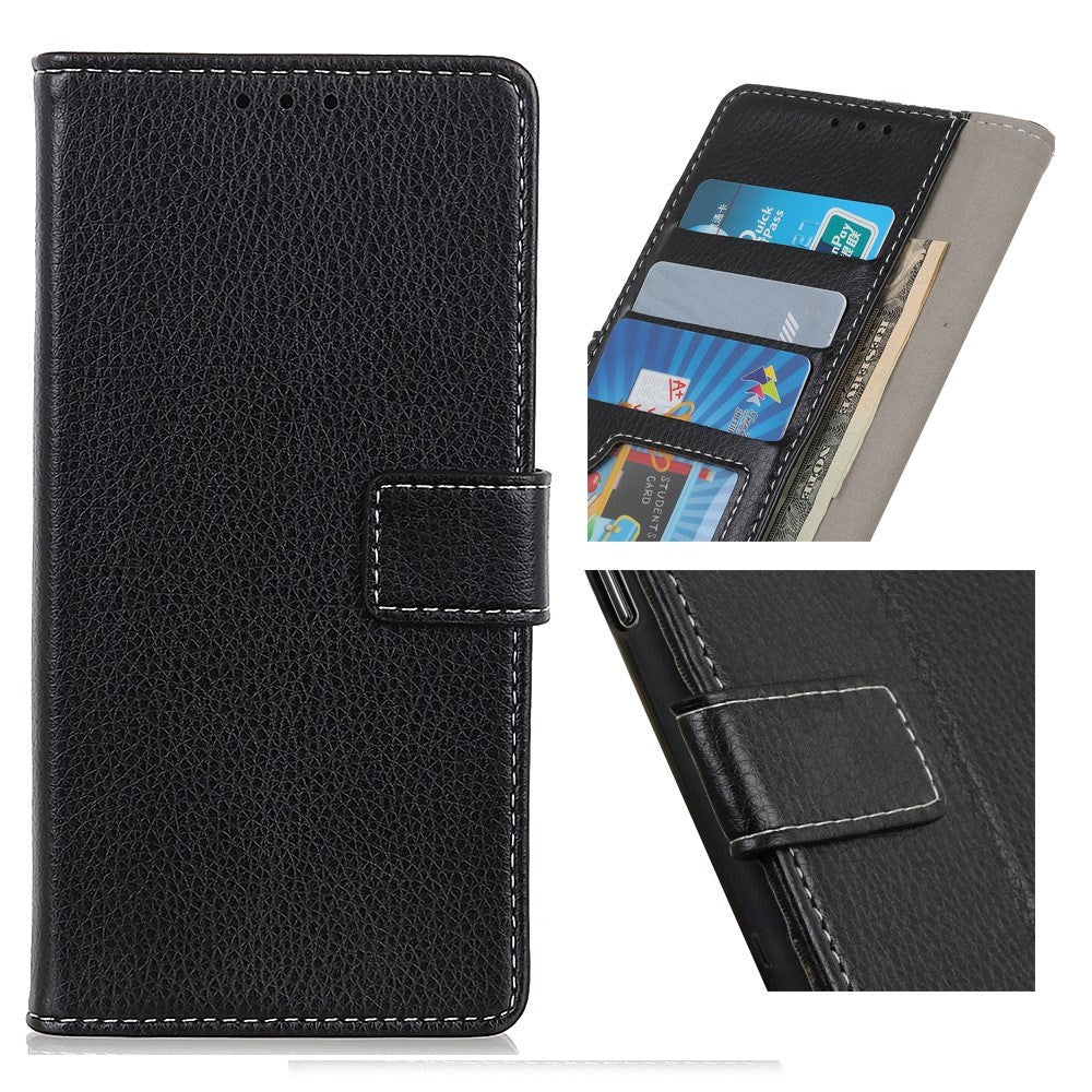 Samsung Galaxy A30s / A50 Leather Wallet Case - Black