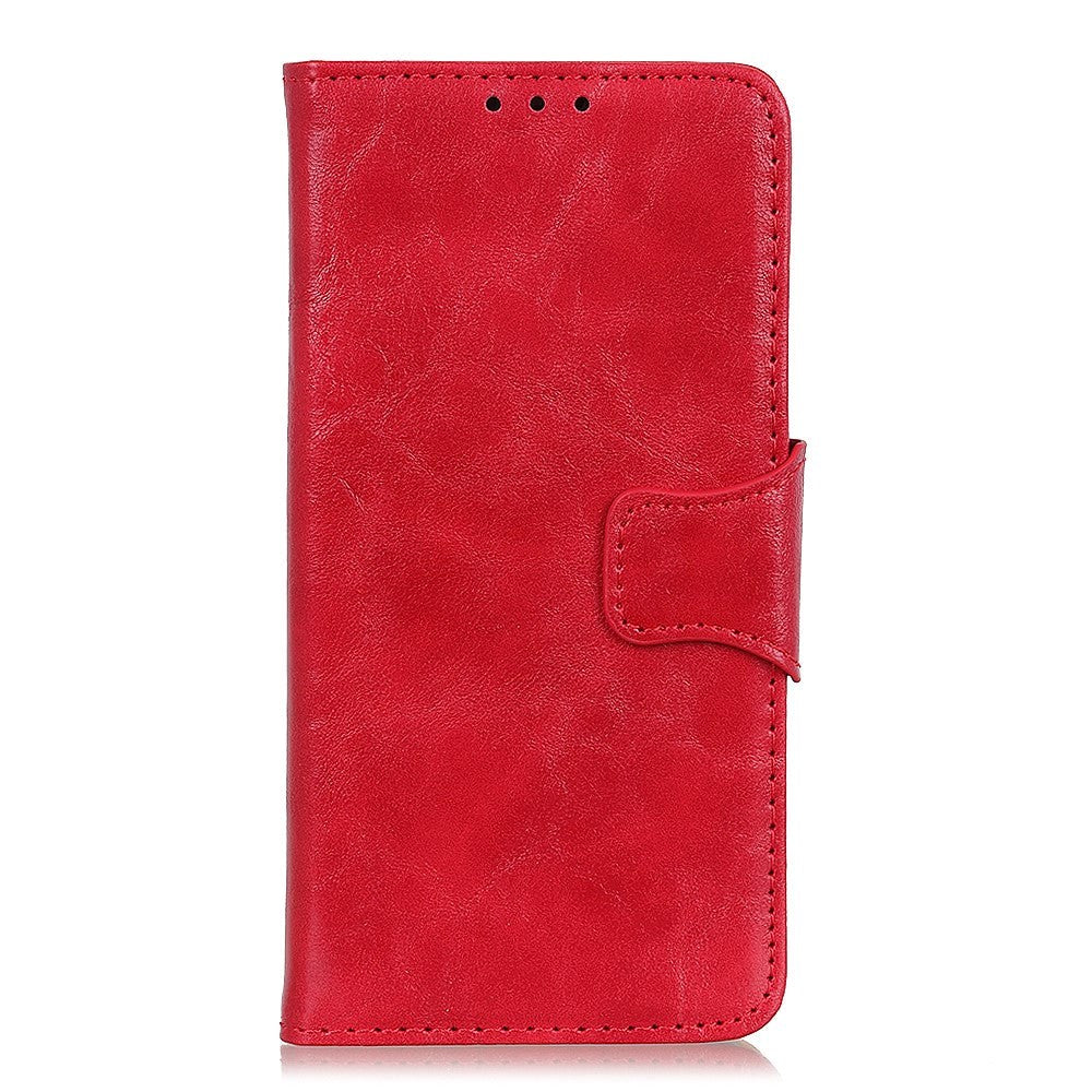 Samsung Galaxy A40 Neutral Leather Wallet Case Red