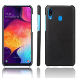 Samsung Galaxy A30 Leather Case - Black