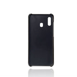 Samsung Galaxy A30 Leather Case w. Card Holder - Black