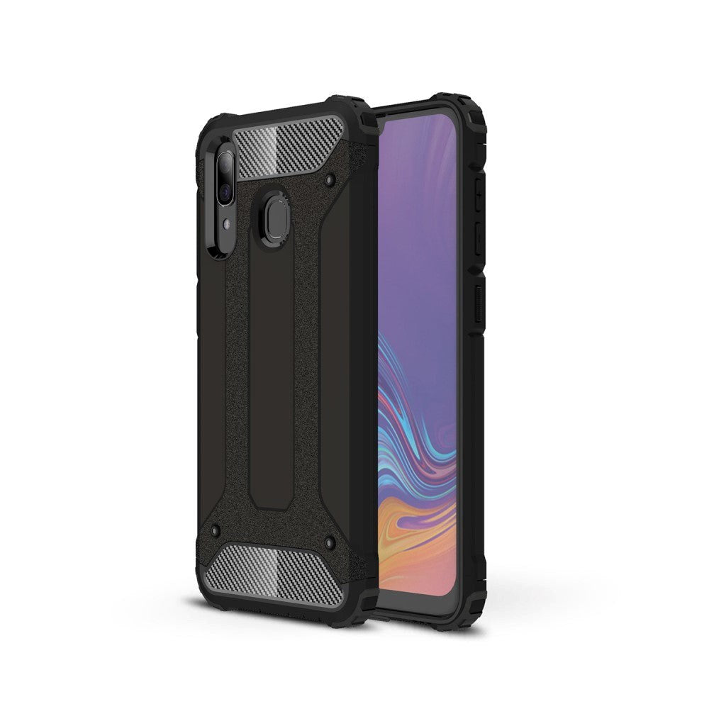 Samsung Galaxy A30 Heavy Duty Tough Case - Black