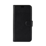 EIDERWOOD Samsung Galaxy A10 PU Litchi Faux Leather Wallet Case - Black