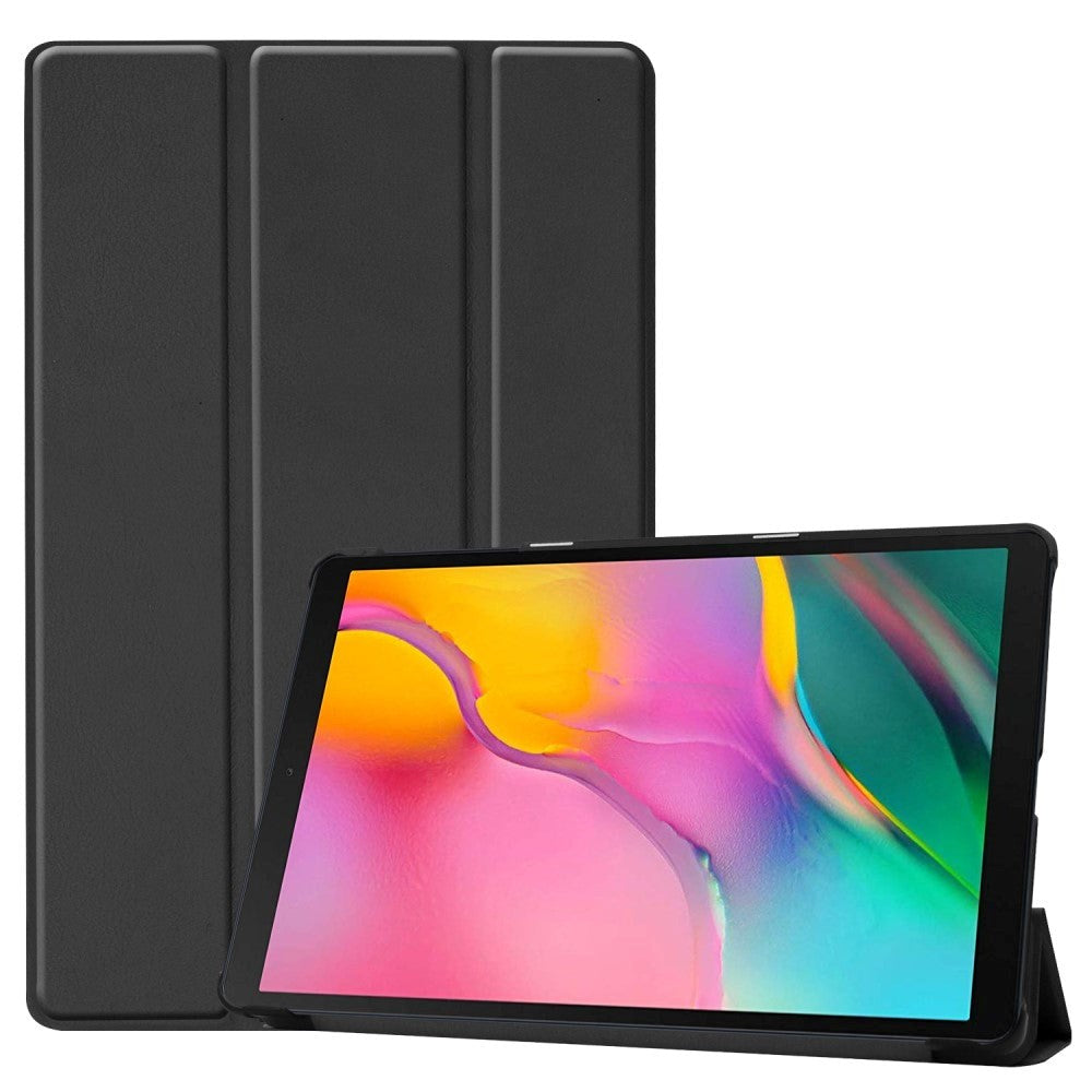 Samsung Galaxy Tab A 10.1" (2019) Foldable Leather Case with Stand Function - Black