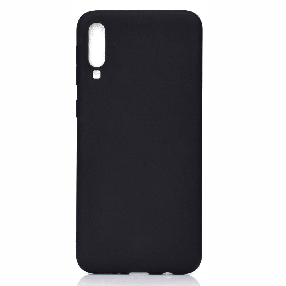 Samsung Galaxy A70 Matte Flexible Plastic Case - Black