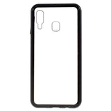 Samsung Galaxy A30 Magnetic Case w. Glass back - Black