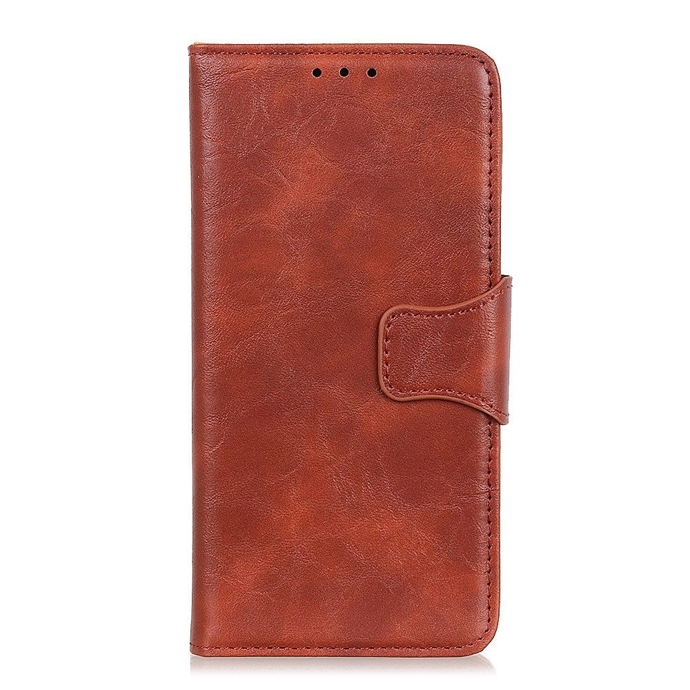 Samsung Galaxy A20s Neutral Leather Wallet Case Brown