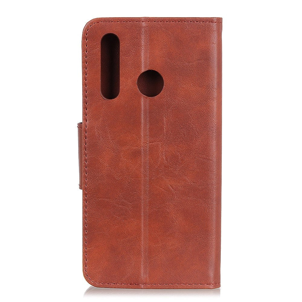 Samsung Galaxy A20s Neutral Leather Wallet Case Brown